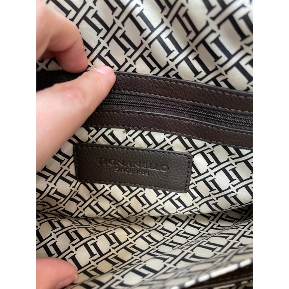 Tignanello Social Status Satchel Oxblood Dark Brown NEW with Tags - Picture 8 of 9